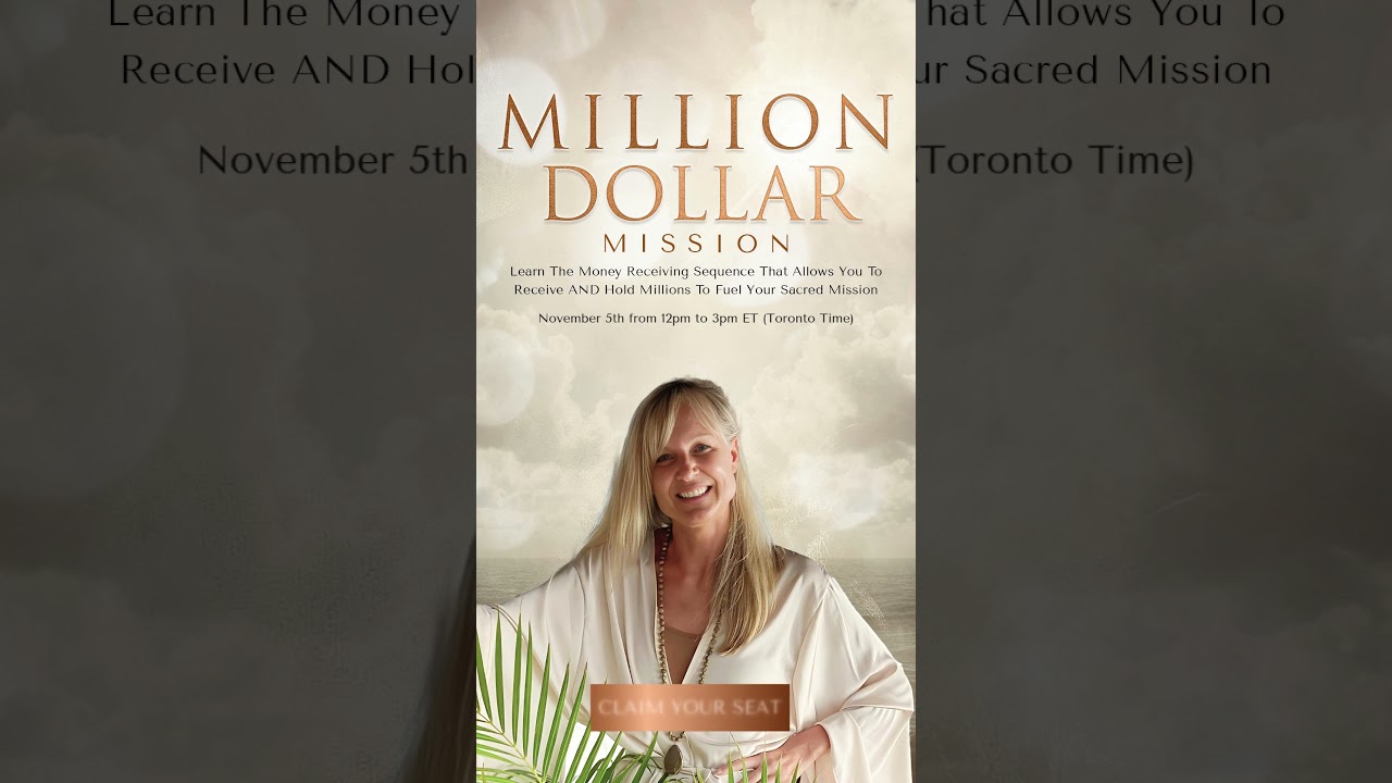 Join me in the Million Dollar Mission Event ✨