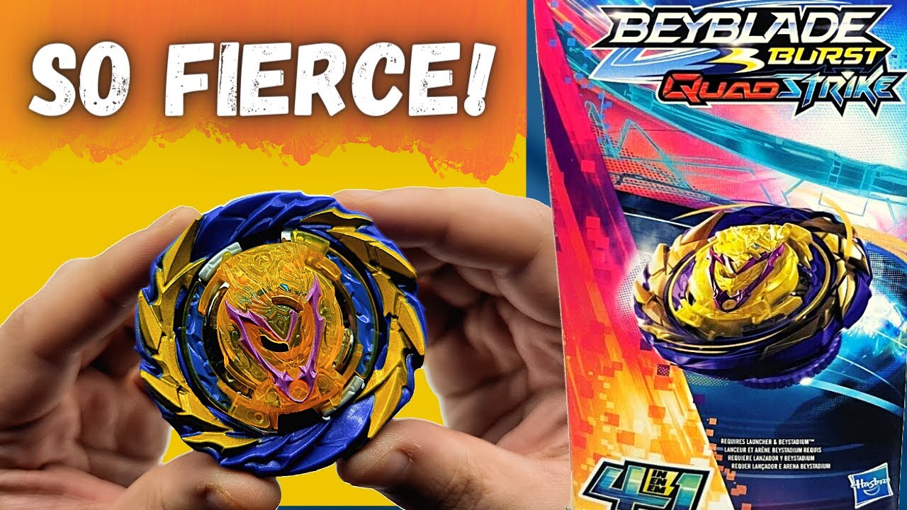 Beyblade Burst QuadStrike Fierce Achilles A8 Single Pack