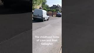The childhood home of Liam and Noel Gallagher #oasis #manchester #history #music
