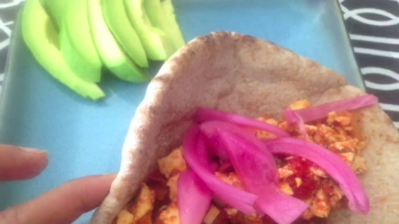 Easy Tofu Scramble Sandwich Recipe Quick Vegan Recipe Ideas YouTube