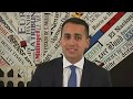 Governo, il ministro Luigi Di Maio incontra la stampa estera