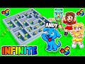 I Became A DOG And Spent TRILLIONS On A INFINITE NOOB MAZE! (Roblox)