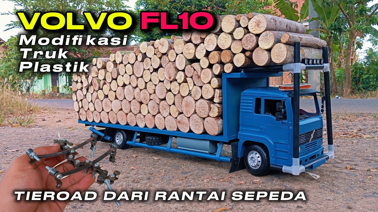 Modifikasi truk plastik Volvo FL10