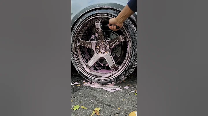 Audi RS5  on custom Advan Racing wheels. Wheel prep and decon before Carbon Collective  Coating