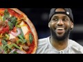 LeBron James ordered a pizza with 16 different toppings