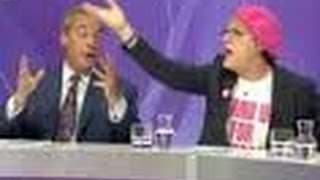 Eddie Izzard AND Nigel Farage get slapped down by audience on BBC's Question Time