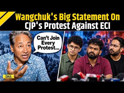 CJP News: 'Can't Join Every Protest Personally...' Sonam Wangchuk On Election Commission Protest
