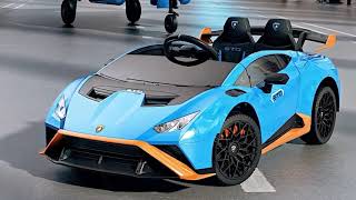 Feel the Speed of Tobbi 12V Licensed Lamborghini Kids Electric Car | TH17T1016