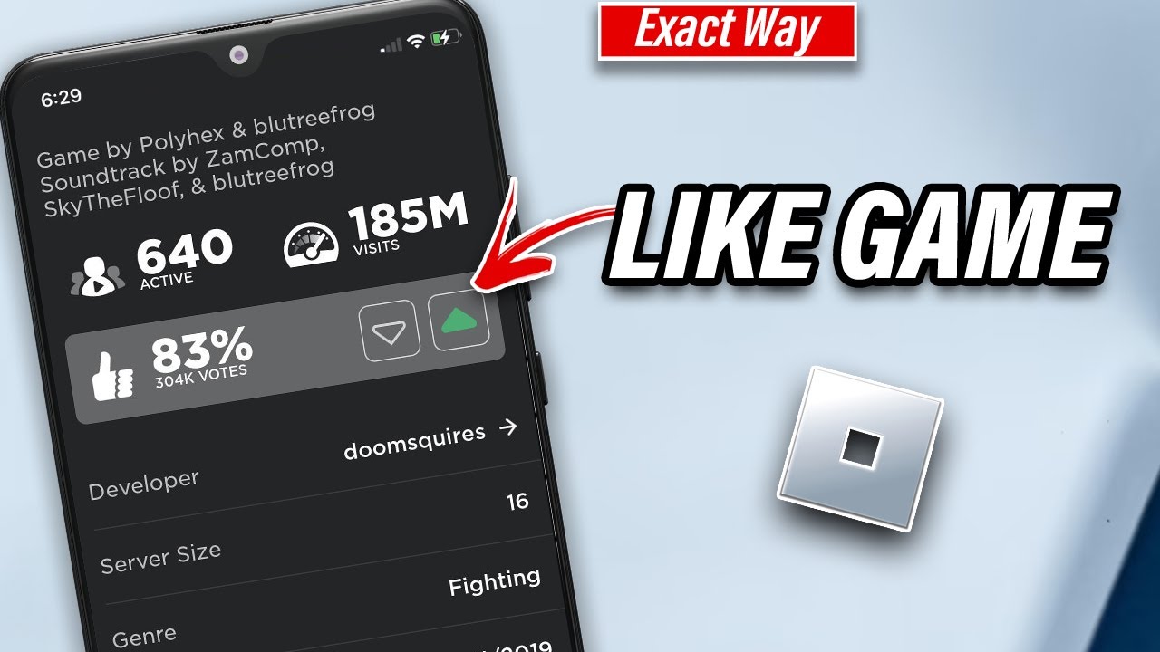 How To Like A Game On Roblox Mobile 2026 Supper Easy YouTube 