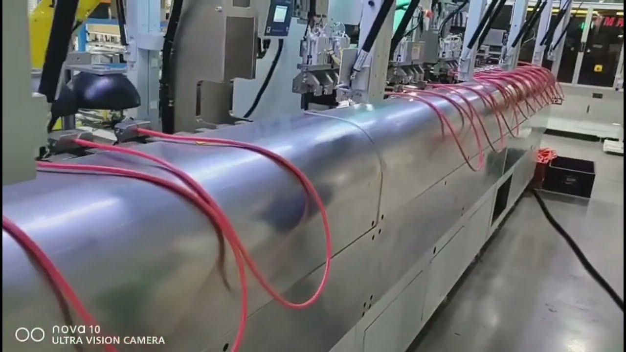 Customized High Voltage EV Vehicle Battery Large Power Cable Crimping Process Machine 