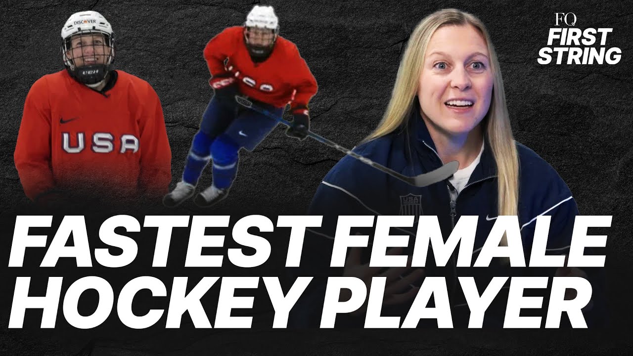 Fastest Female Hockey Player Says Becoming a Mom Improved her Game | First String | The FQ