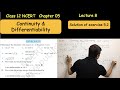 Solution of exercise 5.2 | Continuity and Differentiability | Class 12 NCERT | Lecture 8