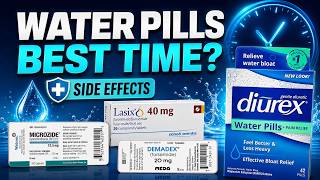 Water Pills Diuretics Side Effects and Best Time to Take Them