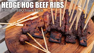 I Created Hedge Hog Beef Ribs The Ultimate Bbq Party Hack