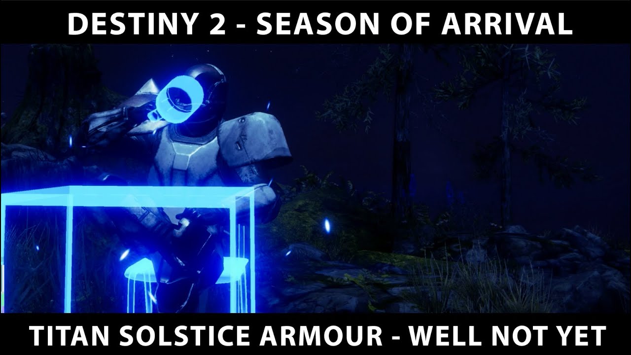 Destiny 2. Titan Blue EAZ The Majestic Armour Trial. I Kept falling asleep a my Desk.