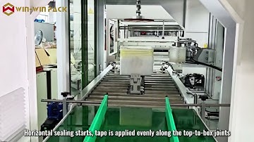 WIN-WIN PACK Intelligent Horizontal Foam Box Wrapping & Ring-Type Sealing Machine #foamsealer