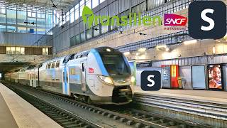 [Détournement par Grigny]Transilien Ligne S🚄Regio2N IDFM : Paris - Gare de Lyon Surface➡️Malesherbes