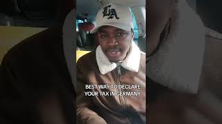 HOW TO DECLARE YOUR TAX IN GERMANY 