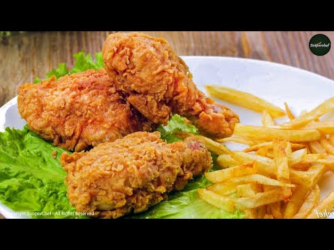 Chicken Broast Recipe | Fried Chicken Recipe | Homemade Fried Chicken #shorts | SooperChef