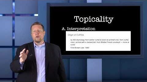 Chapter 18   Introduction to Topicality HD