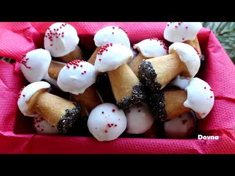 Straight from the USSR: "Mushroom" cookies from a childhood long ago!