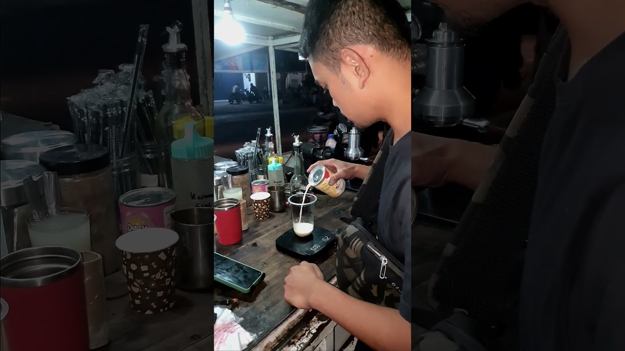 Indonesian Style Street Coffee #shorts