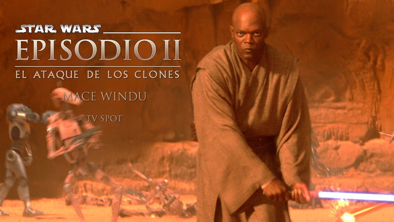 Mace Windu TV Spot Star Wars Episode II Attack Of The Clones YouTube