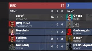 Playing against a hacker in polywar @POLYWAR_RU