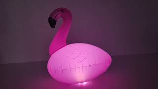 LED flamingo float for pool party