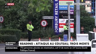 Attaque au couteau à Reading : au moins 3 morts, un suspect arrêté