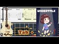Guitar Tab Finale Undertale OST Fingerstyle Tutorial Sheet Lesson Anp 