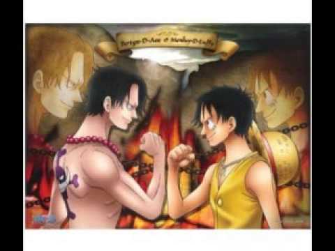 ONE　PIECE （ルフィとエース）wmv