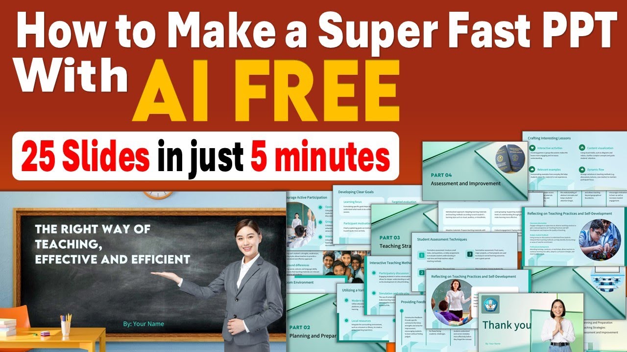 How to Make Super Fast Presentation Slides with Presentation AI Free ...