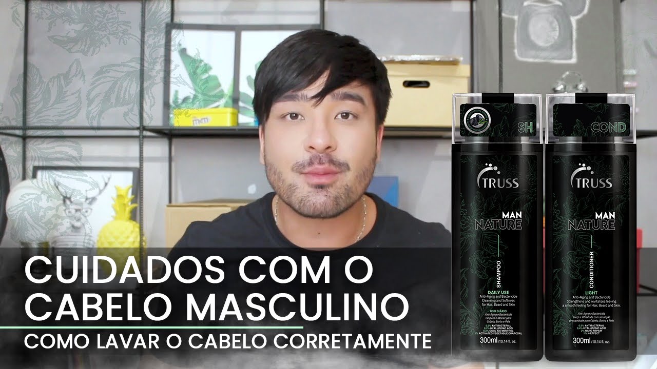Cuidados com o cabelo masculino | Dicas para lavar corretamente e evitar queda de cabelo e caspa