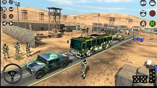Army Soldier Bus Driving Simulator - OffroadUS Transport Duty Driver - Android GamePlay screenshot 2