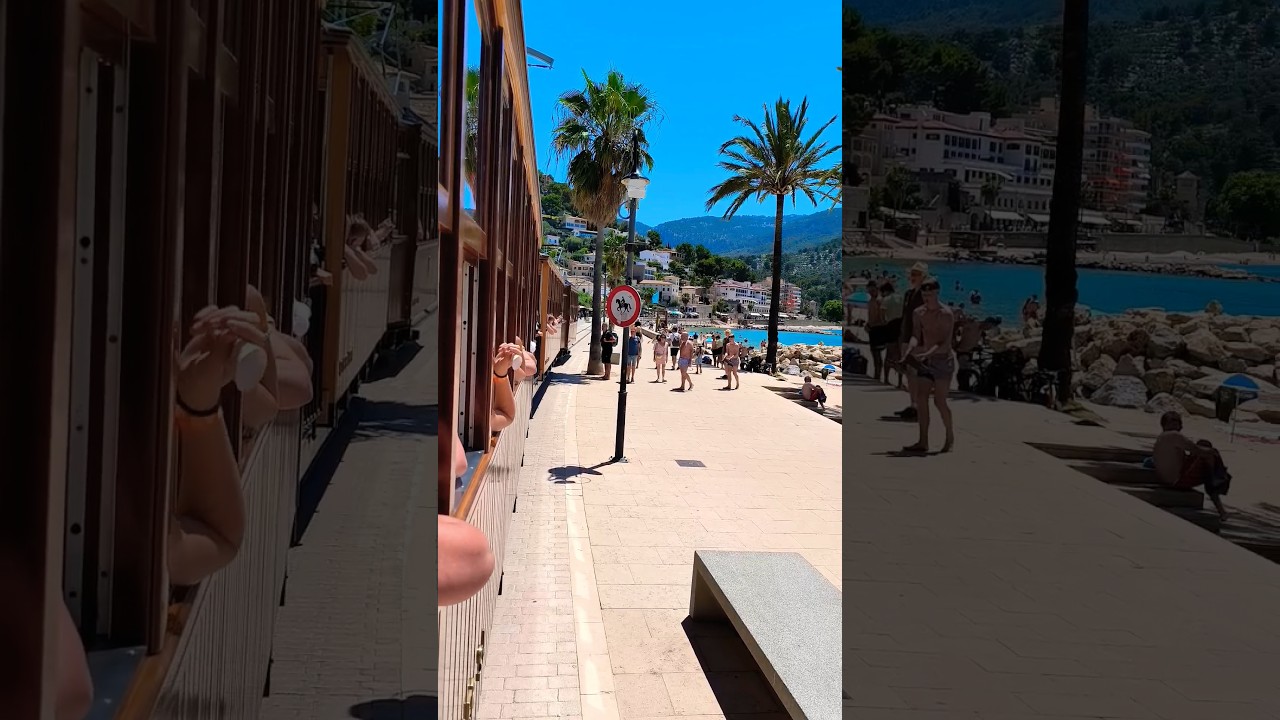 Port de Sóller - Sóller tramway, Among orchards and gardens, 