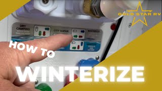 RV Winterization With Air or RV Antifreeze