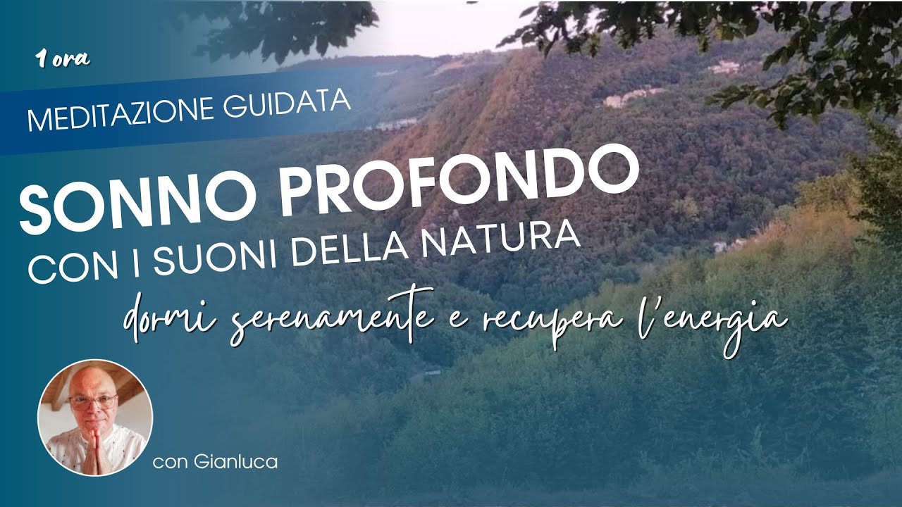 Meditazione guidata per dormire: Con suoni della natura - YouTube