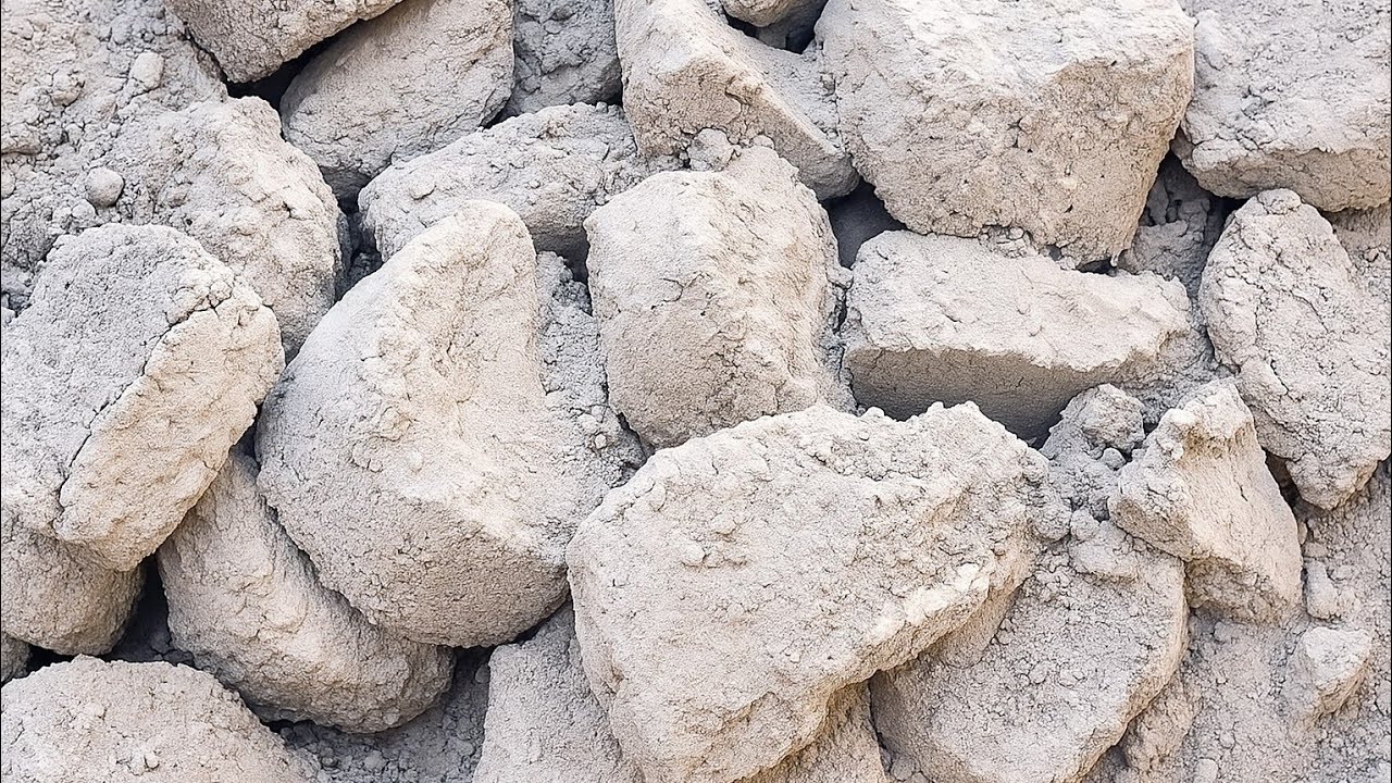 “Super Satisfying Brown Concrete Dry Floor Crumbling | ASMR”