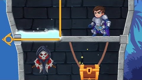 Rescue Hero Gameplay/ Pull The Pin Solution - Mobile Game