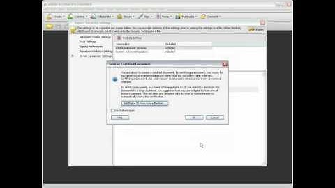 Migrating and Sharing Security Settings (Version 9) | Adobe Acrobat
