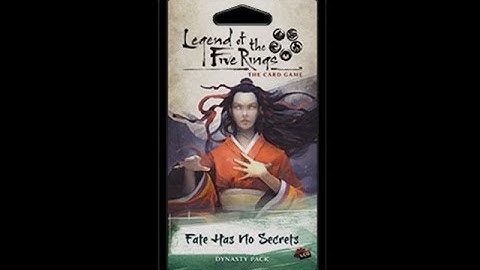 Unboxing - Fate Has No Secrets Dynasty Pack (L5R, Legend of the five rings)