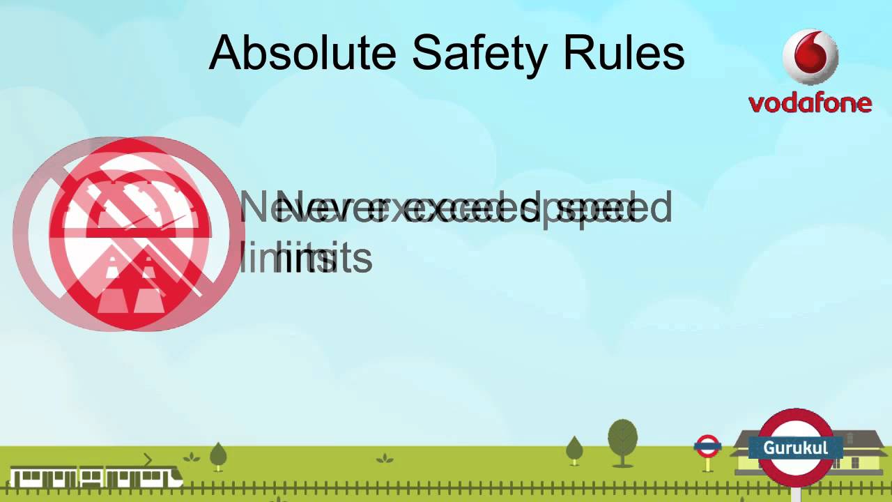 04 Vodafone safety rules YouTube