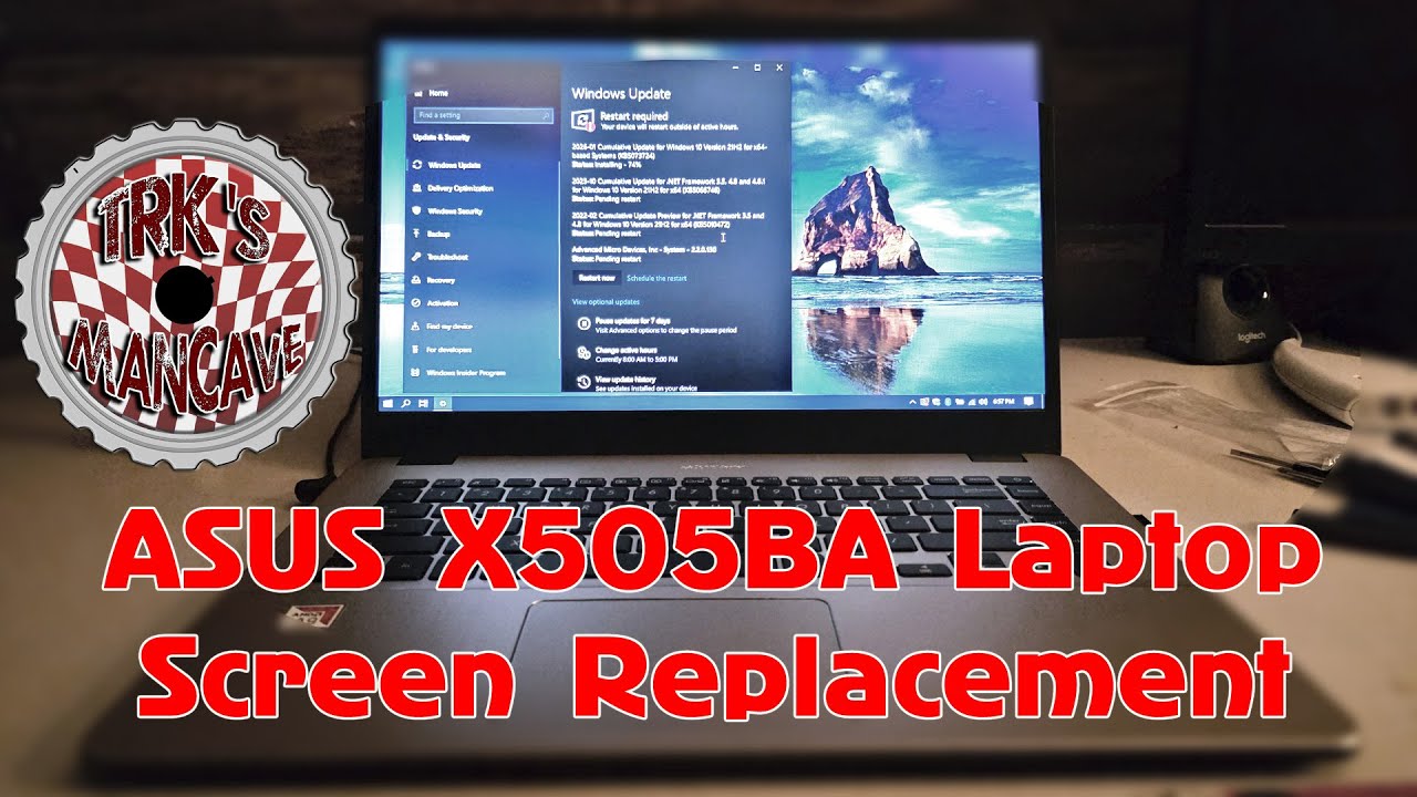ASUS X505BA Laptop Screen Replacement