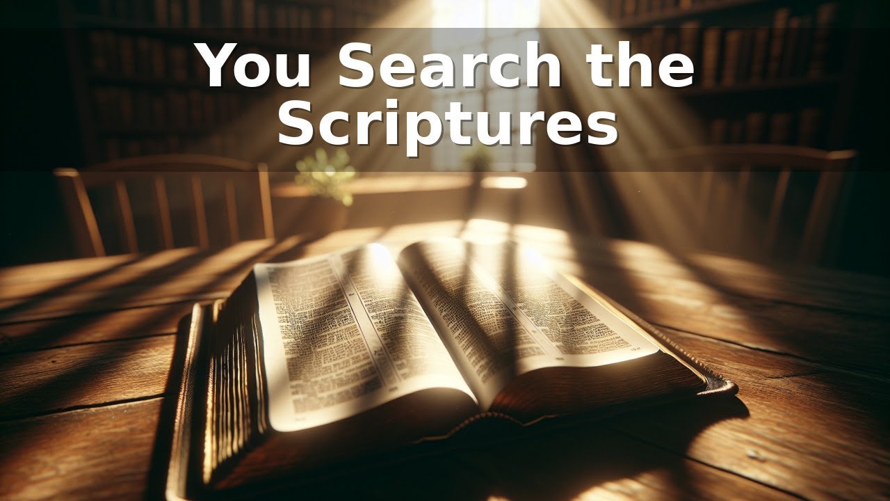 You Search the Scriptures