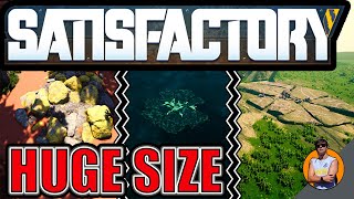 The INSANE size of the Satisfactory MAP Satisfactory 1.0! I [EN]