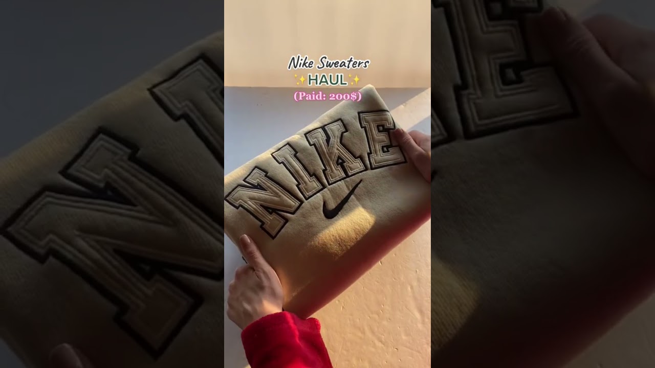 Restock the  Nike sweater 🫣 