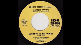 Marion Javius - Waiting in the Wings @KaderFunkyman