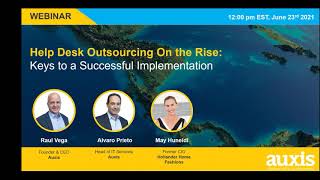 Webinar: Help Desk Outsourcing On the Rise:  Keys to a Successful Implementation
