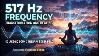 517Hz | Energy Cleansing & Mental Clarity | Solfeggio Frequency